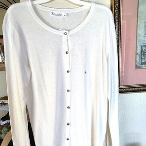 🌹🎁 Beautiful Cream Button Up Sweater, Size XL 💞